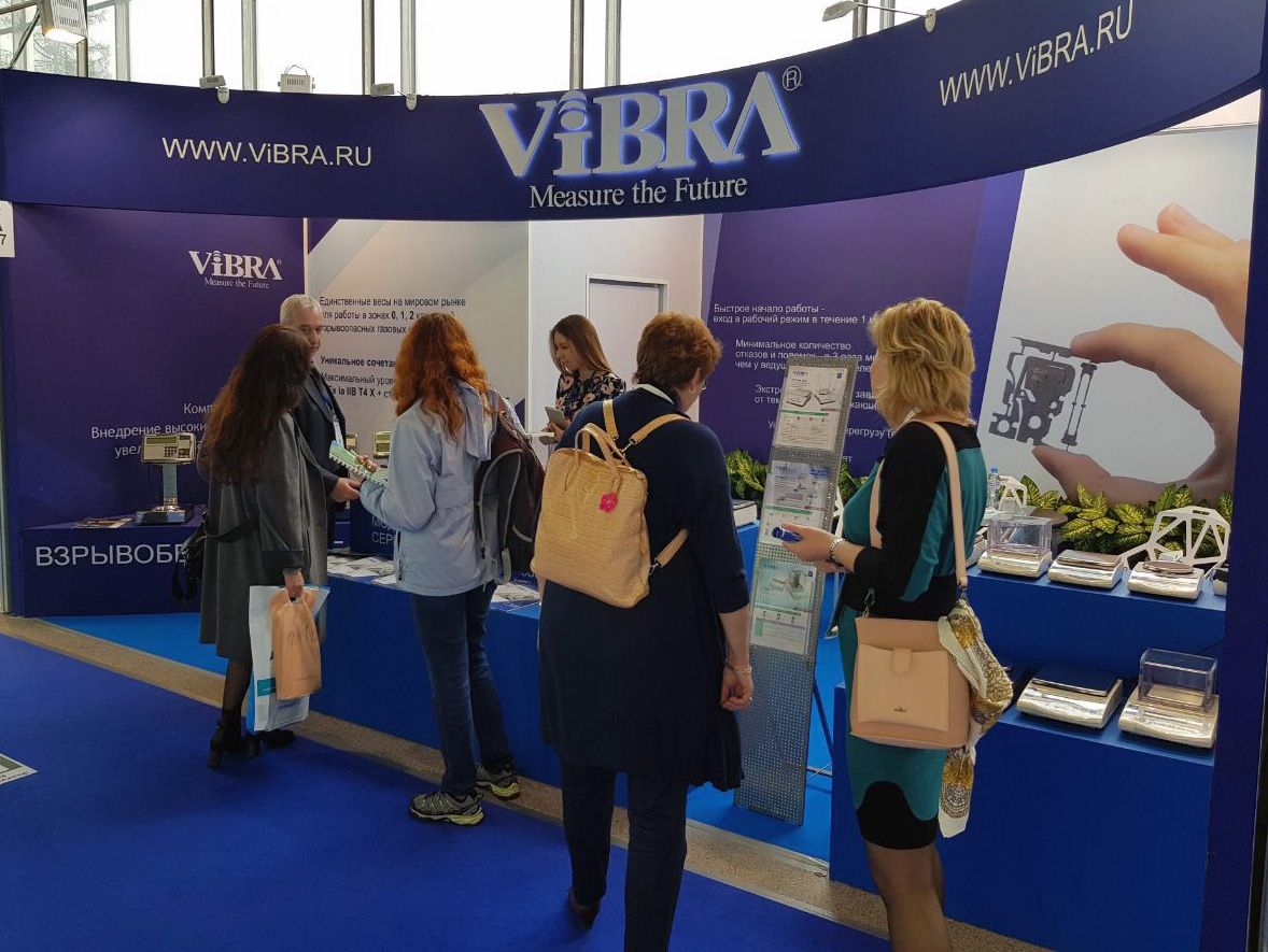 Команда ViBRA RUS представила свое оборудование на международной выставке Аналитика Экспо 2018!